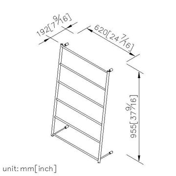 Still One Bathroom Accessories - Towel Ladder(Slanted The Wall) by JUSTIME - view 5