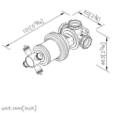Victoria Series - Concealed Valve (Upward Outlet) by JUSTIME - view 5
