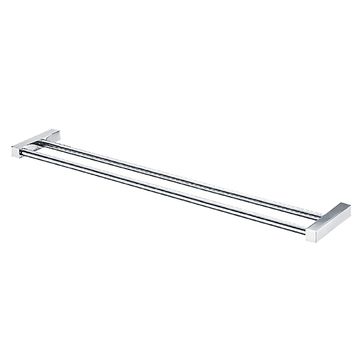Cubic Bathroom Accessories - Double Towel Bar (600mm) by JUSTIME - view 3