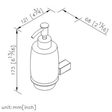 Cubic Bathroom Accessories - Soap Dispenser by JUSTIME - view 5