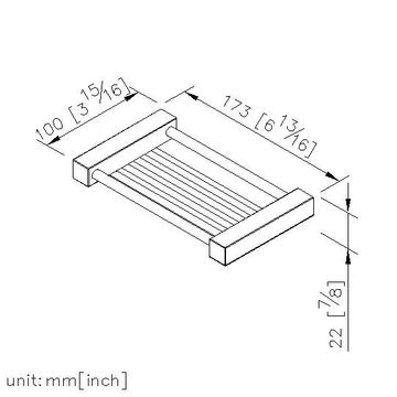 Cubic Bathroom Accessories - Soap Dish by JUSTIME - view 5
