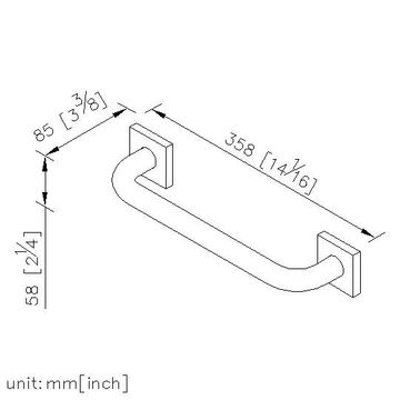 Accessible Handrails - Grab Bar (300mm) by JUSTIME - view 5