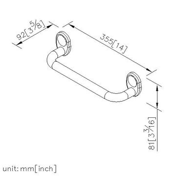 Accessible Handrails - Grab Bar (300mm) by JUSTIME - view 5