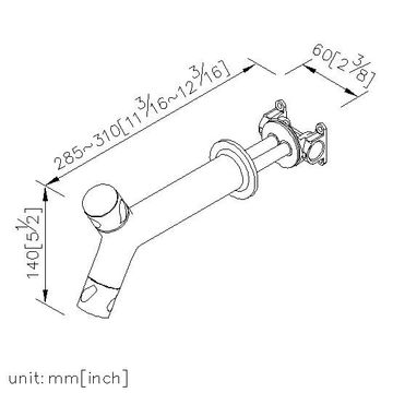 YES Series - Single Handle Built-In Basin Faucet by JUSTIME - view 8
