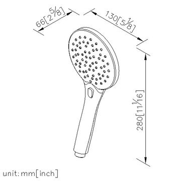 Series - Hand Shower (Plastic)(Four Sprays)(Black) by JUSTIME - view 5