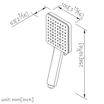Series - Hand Shower (Plastic)(Six Sprays)(White) by JUSTIME - view 6