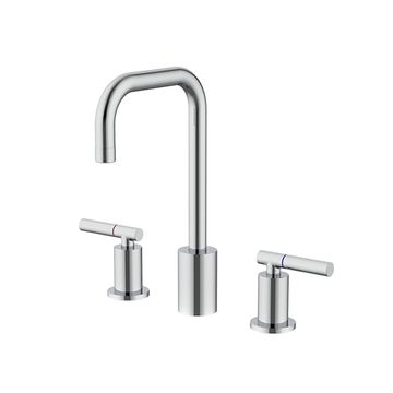 Symmetria Series - Two-Handle Widespread Basin Faucet by JUSTIME - view 3