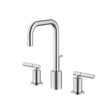 Symmetria Series - Two-Handle Widespread Basin Faucet W/Lift Rod by JUSTIME - view 3