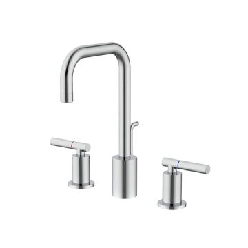 Symmetria Series - Two-Handle Widespread Basin Faucet W/Lift Rod by JUSTIME - view 2