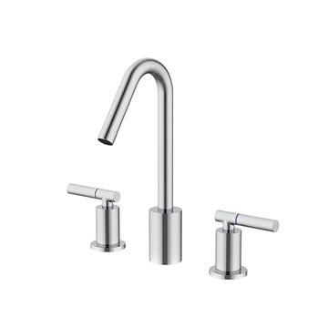 Symmetria Series - Two-Handle Widespread Basin Faucet by JUSTIME - view 3