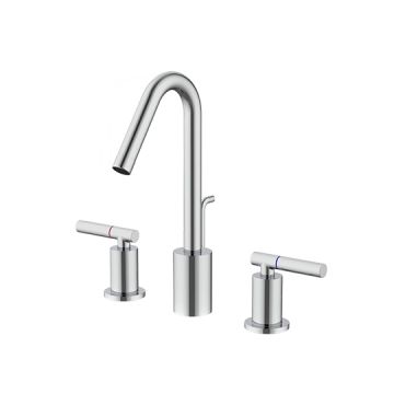 Symmetria Series - Two-Handle Widespread Basin Faucet W/Lift Rod by JUSTIME - view 2
