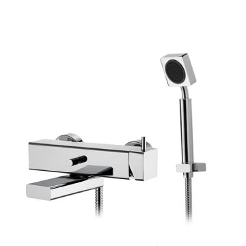 Mark I Series - Bath/Shower Mixer W/Hand Shower & Hose & Wall Bracket by JUSTIME - view 2