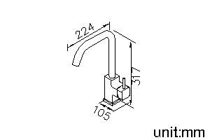 Mark I Series - Kitchen Faucet by JUSTIME - view 7