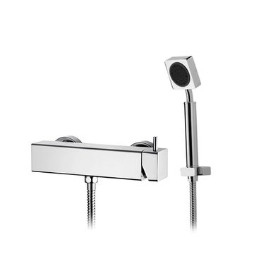 Mark I Series - Shower Mixer W/Hand Shower & Hose & Wall Bracket by JUSTIME - view 4