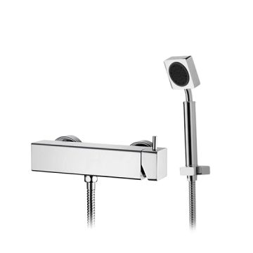 Mark I Series - Shower Mixer W/Hand Shower & Hose & Wall Bracket by JUSTIME - view 2