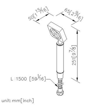Mark 2 Series - Hand Shower W/Hose by JUSTIME - view 8