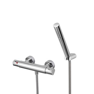 Chapter Series - Thermostatic Shower Mixer W/Hose & Hand Shower & Wall Bracket by JUSTIME - view 3