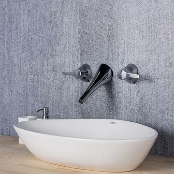 Nature Series - Two-Handle Wall-Mounted Basin Faucet by JUSTIME - view 6