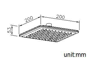 Series - Showerhead 200*200mm by JUSTIME - view 5