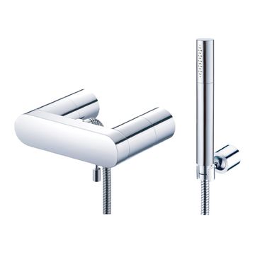 Charming Series - Bath/Shower Mixer W/Hand Shower & Hose & Wall Bracket by JUSTIME - view 3