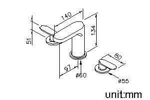 Charming Series - Two-Handle Basin Faucet by JUSTIME - view 5