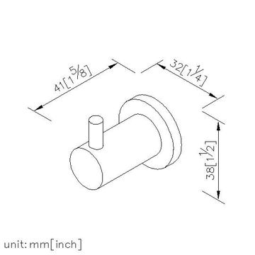 Still One Bathroom Accessories - Robe Hook by JUSTIME - view 6