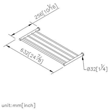 Still One Bathroom Accessories - Bath Towel Rack (60cm) by JUSTIME - view 5