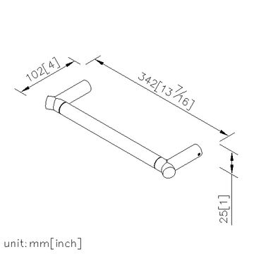 Towel Bar (C/C 300mm) by JUSTIME - view 5