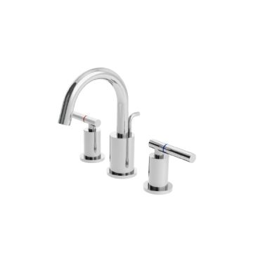 Symmetria Series - Two-Handle Basin Faucet W/Lift Rod by JUSTIME - view 2