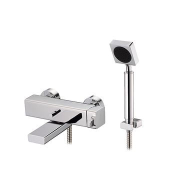 Mark 2 Series - Bath/Shower Mixer W/Hand Shower & Hose & Wall Bracket by JUSTIME - view 4