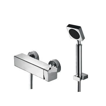 Mark 2 Series - Shower Mixer W/Hand Shower & Hose & Wall Bracket by JUSTIME - view 3