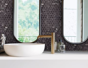 Hex Nero Marquina Matte by ONIX​ - view 7