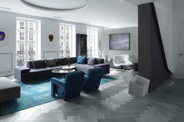 Classics Rocher Bleu Gris wood flooring by OSCARONO - view 6