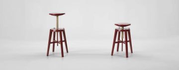 Vito Stool by L'Ottocento - view 2