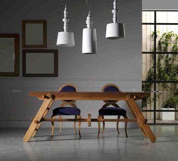 Compasso Table by L'Ottocento - view 4