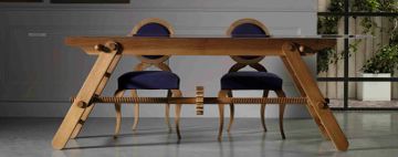 Compasso Table by L'Ottocento - view 2