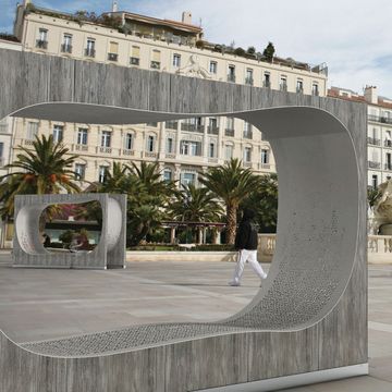 Strates Steel Bench by LAB23 - view 2