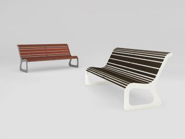 Moko Wood Bench by LAB23 - view 2