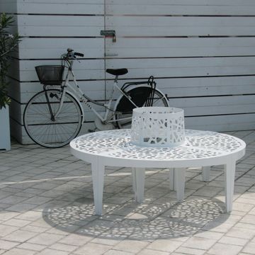 Coral Round Bench by LAB23 - view 3