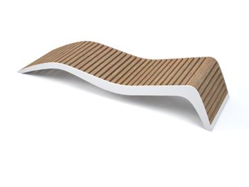 Emme Sunbed Bench by LAB23 - view 5