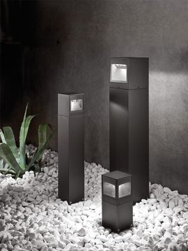 Linear 2.2 - Bollards with 1–4 beams for lighting gardens and small paths by L&L Luce&Light - view 3