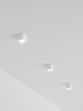 Cube C 1.2 - Outdoor ceiling fixtures with white and RGB light optics by L&L Luce&Light - view 2