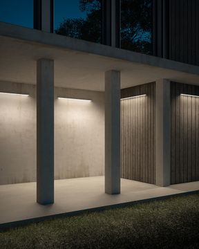 Vitre 2.1 - Outdoor linear profiles, architectural lighting for facades by L&L Luce&Light - view 3