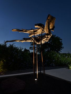 Ginko 3.3 inox - Ginko 3.3 Outdoor projectors for enhancing green areas by L&L Luce&Light - view 2