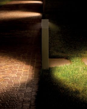 Linear 2.4 - Bollards with 1–4 beams for lighting gardens and small paths by L&L Luce&Light - view 4