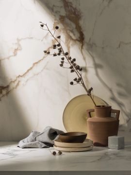 Calacatta Macchia Vecchia by SapienStone - view 9