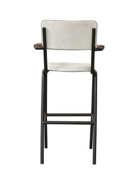 Schoolchair Barstool With Arms by Pure Home Collections - view 5