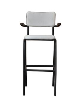 Schoolchair Barstool With Arms by Pure Home Collections - view 3