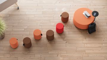 REISS Subero® Pad Pouf by REISS - view 8