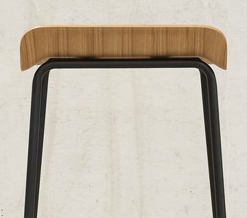 REISS Trailo® Barstool wood by REISS - view 2